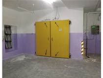 【德軒案例】梧桐院地庫改造——墻面刷油漆、乳膠漆，改造人防門油漆